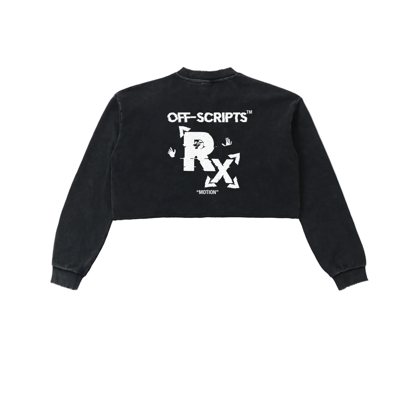 Awful Lot Of Motion Cropped Sweatshirt