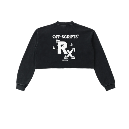 Awful Lot Of Motion Cropped Sweatshirt