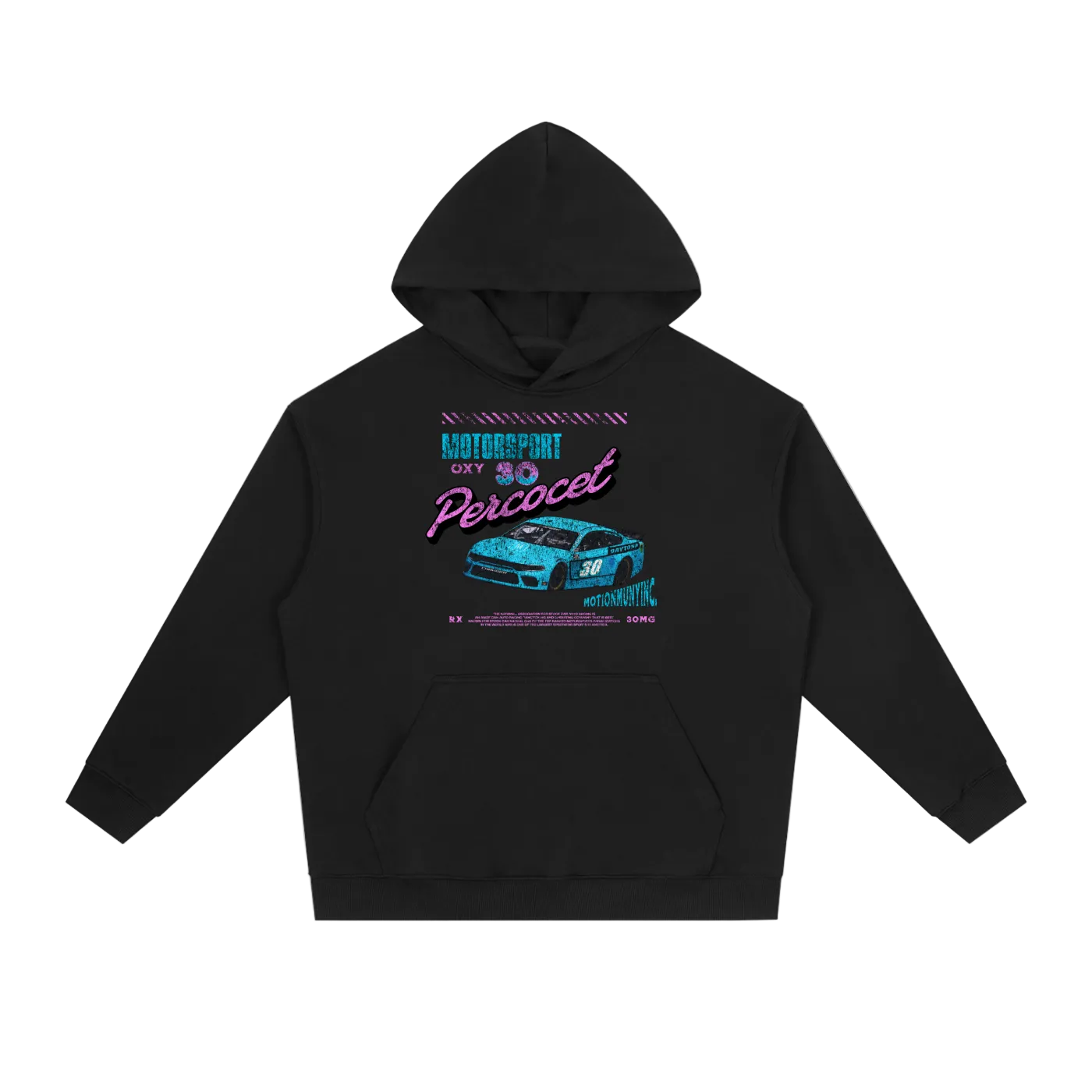 Percocet Motorsport Heavyweight Drop-Shoulder Hoodie
