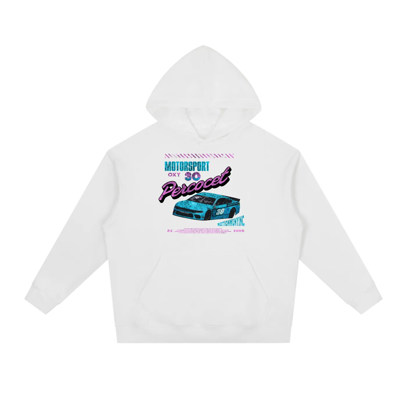 Percocet Motorsport Heavyweight Drop-Shoulder Hoodie