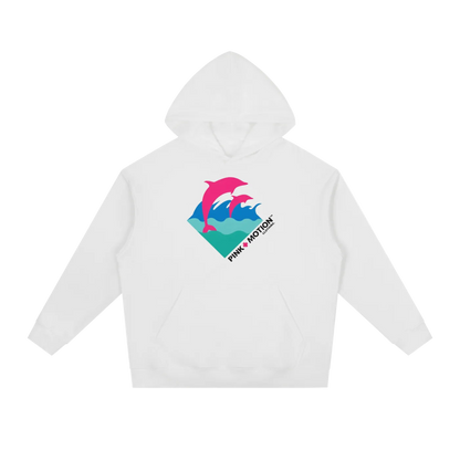 Pink Motion Heavyweight Drop-Shoulder Hoodie