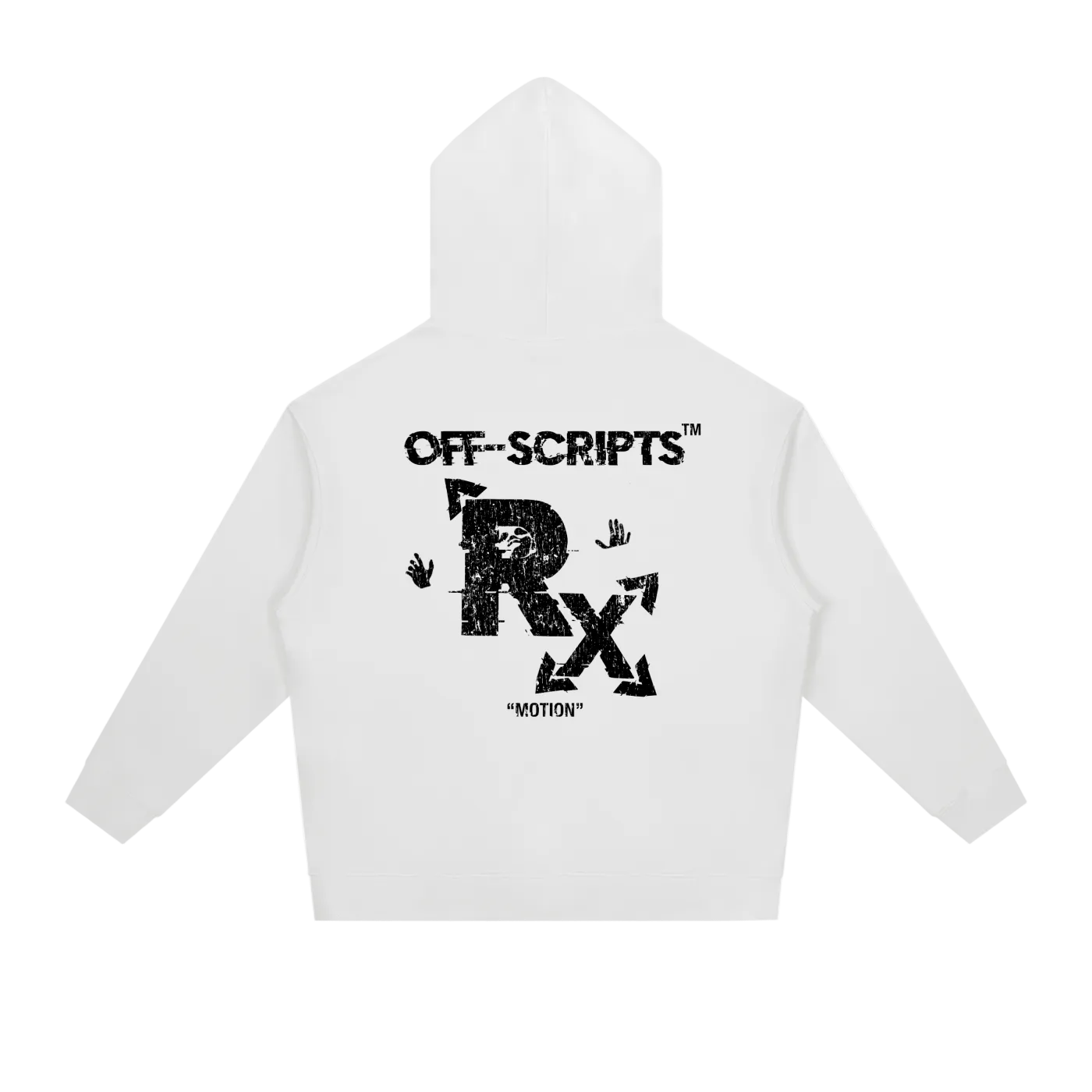 Awful Lot Of Motion (White) Heavyweight Drop-Shoulder Hoodie
