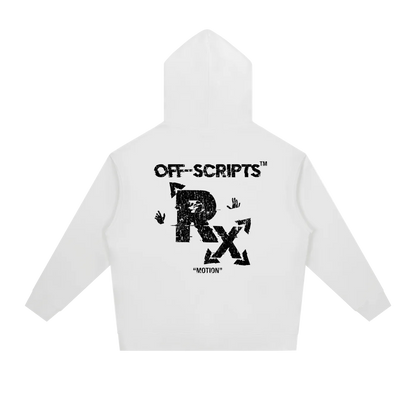 Awful Lot Of Motion (White) Heavyweight Drop-Shoulder Hoodie